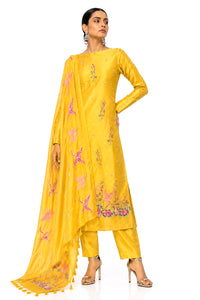 Yellowish Garden-3 Piece Suit Set