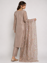Ivory Blossom-3 Piece Suit Set