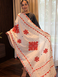 Whitish Orange- Patchwork Dupatta