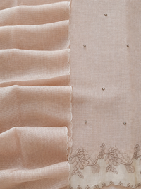 Beige Kota Silk-3 Peice Suit Set