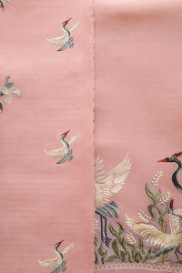 Orange Blush Crane- 3 Piece Suit Set