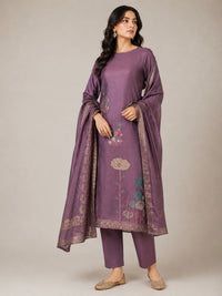 Mauve Garden-3 Piece Suit Set