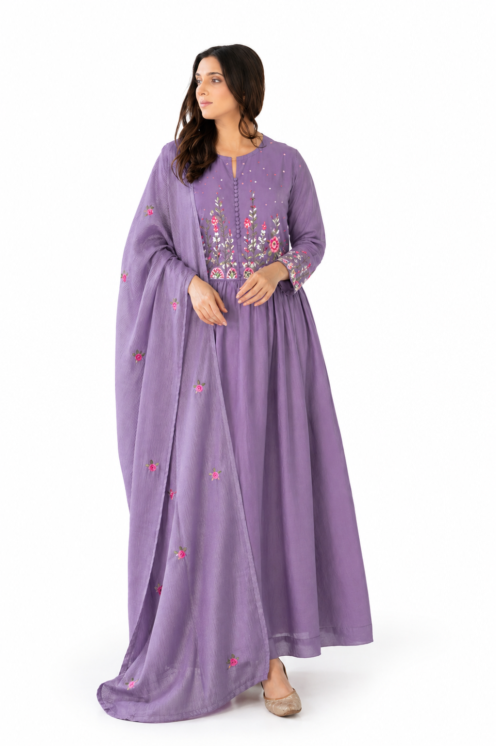 Purple Peony-3 Piece Suit Set