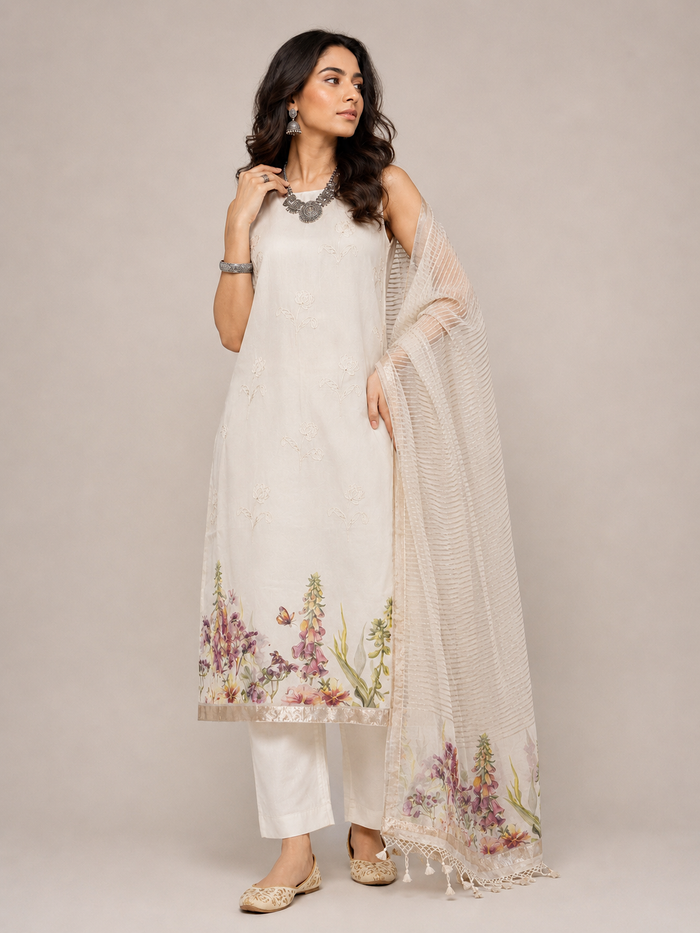 Garden Symphony-3 Piece Suit Set