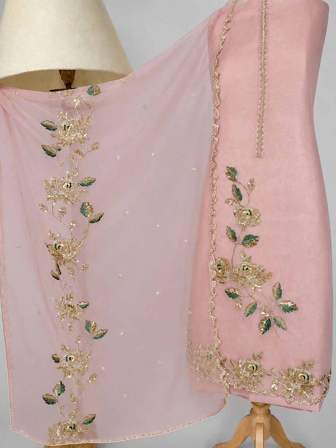 Nude Rose-3 Piece Suit Set