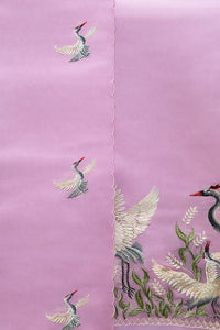 Pink Blush Crane- 3 Piece Suit Set