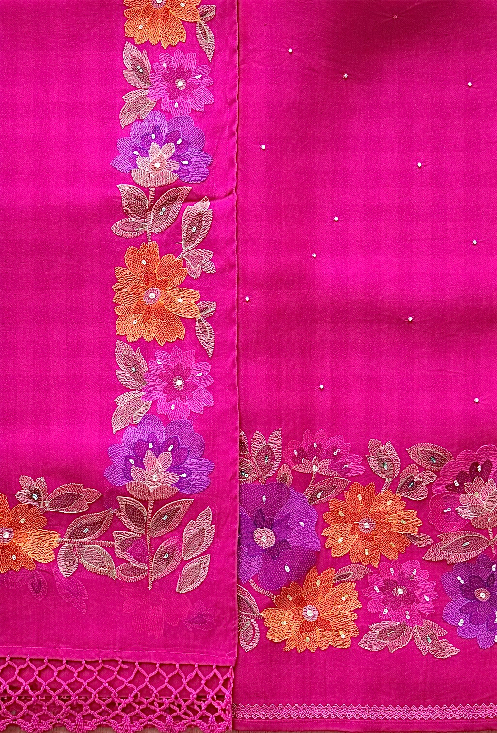 Pink Garden- 3 Piece Suit Set