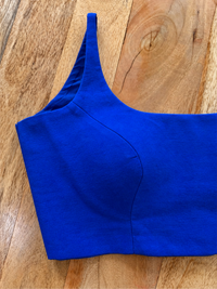 ROYAL BLUE COTTON BLOUSE