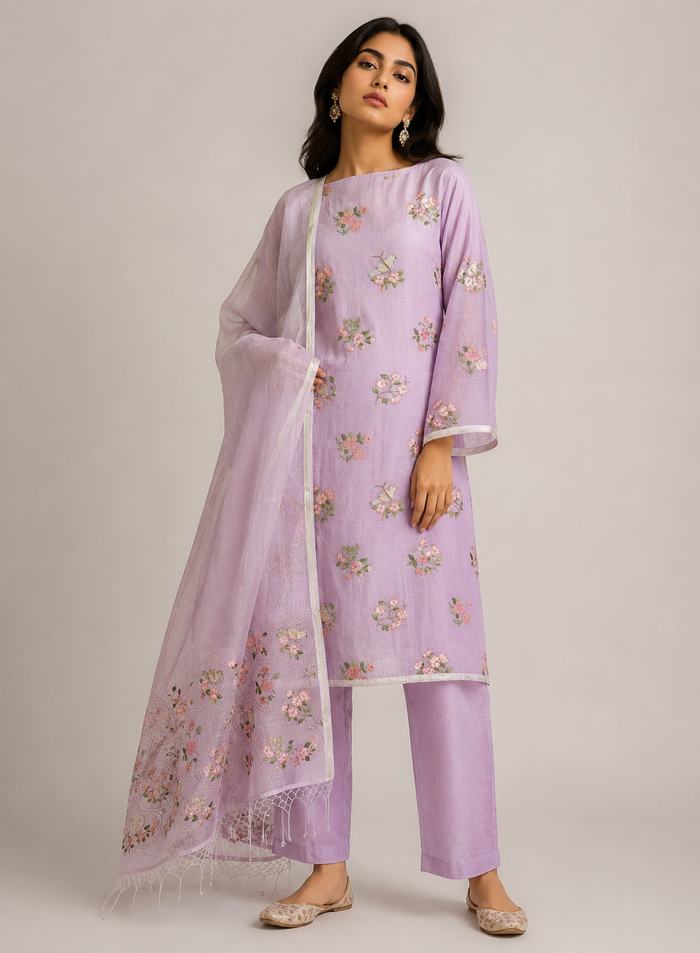 Floral Purple Haze-3 Piece Suit Set
