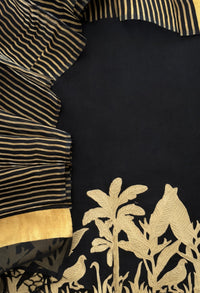 Golden Strip Noir-3 Piece Suit Set