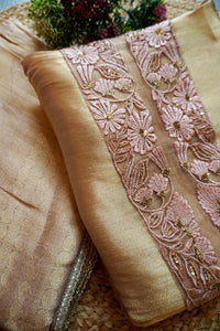 Gold Silk-3 Piece Suit Set