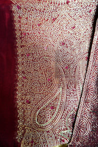 Maroon Silk-3 Piece Suit Set