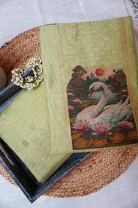 Green Swan-3 Piece Suit Set