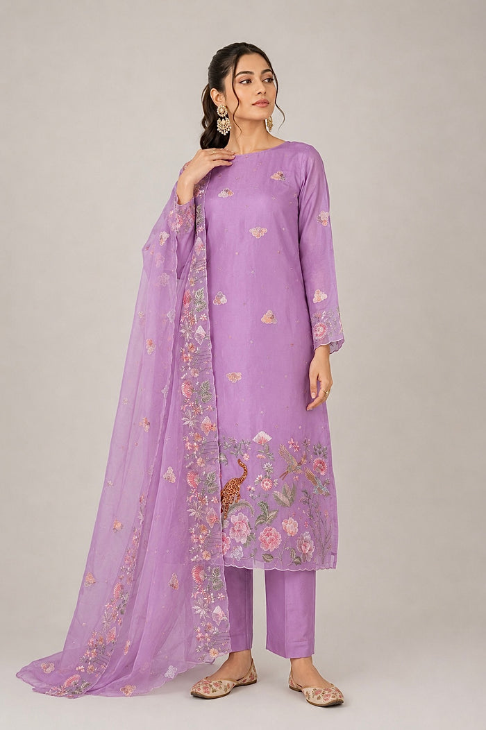 Dusty Lilac Pink- 3 Piece Suit Set