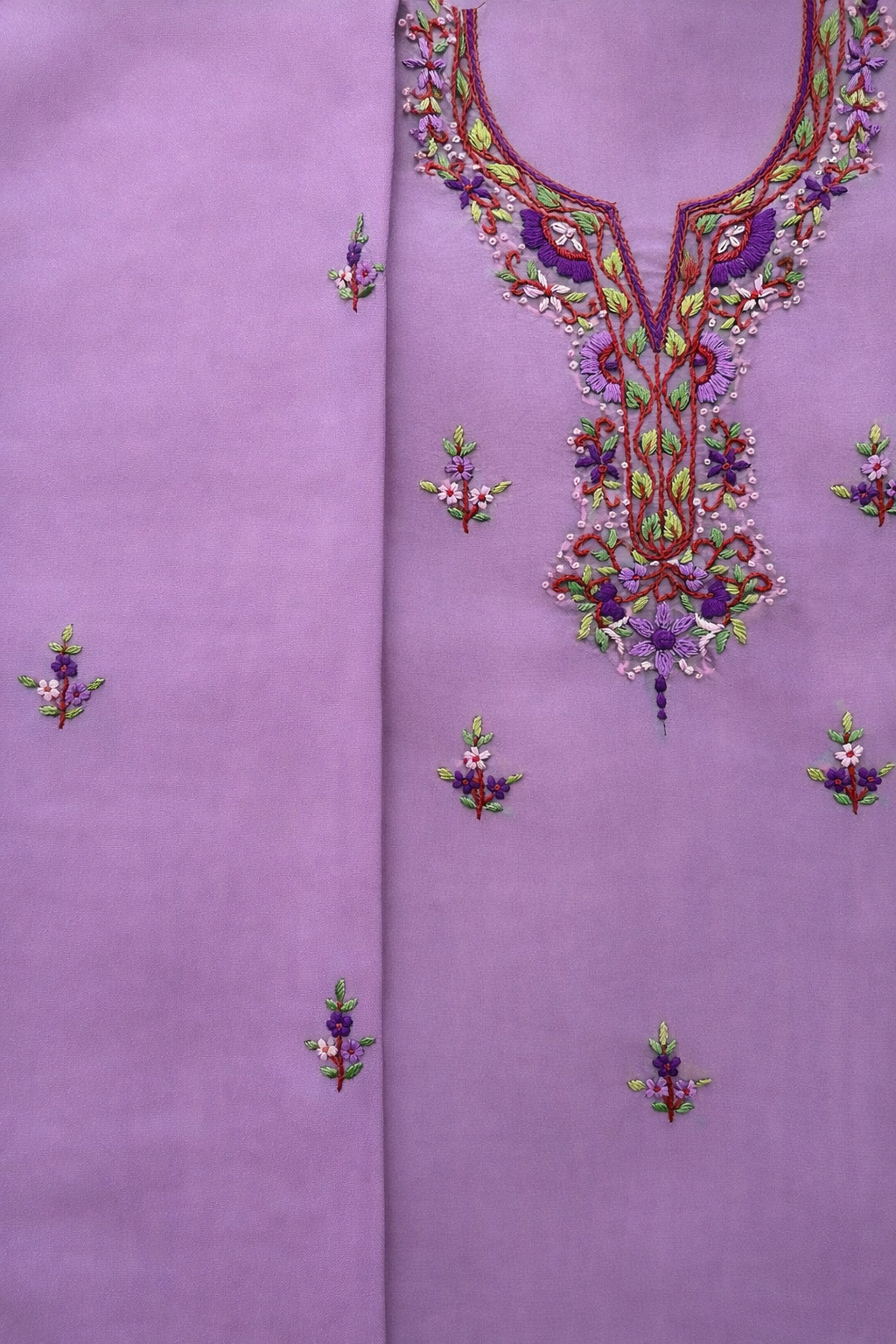 Lavender Bloom French Knot- 3 Piece Suit Set