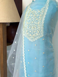 Powder Blue- 3 Piece Suit Set