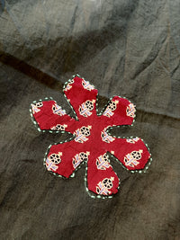 Blackish Grey-Patchwork Dupatta
