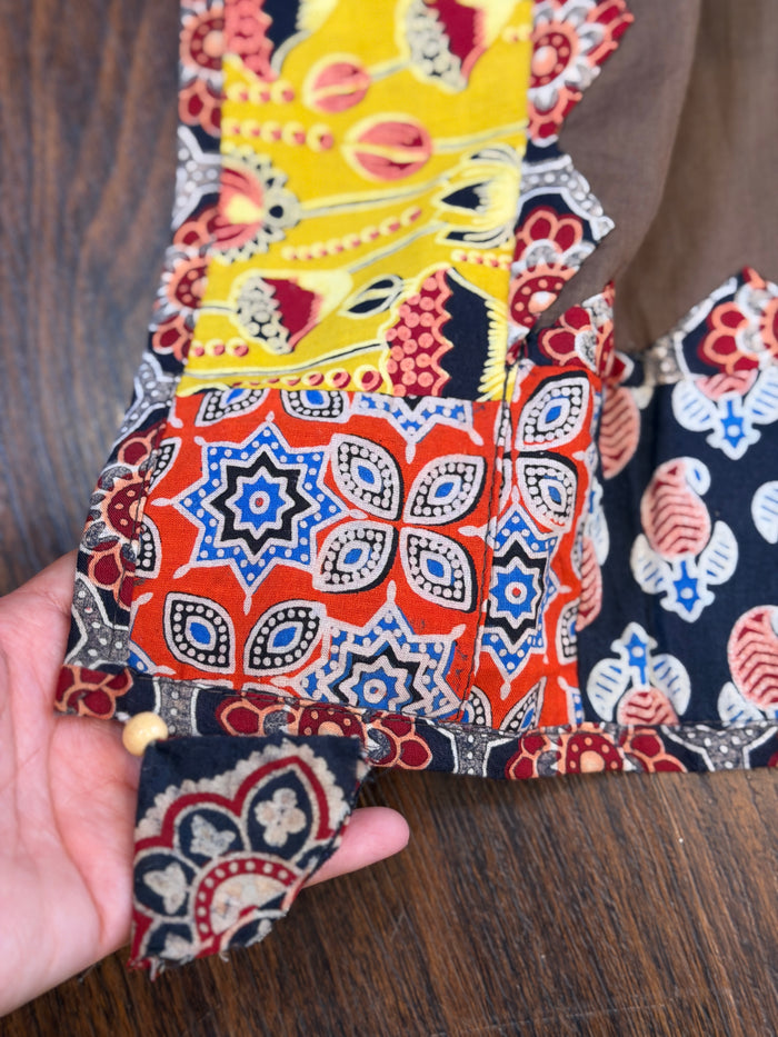Brownish Beige-Patchwork Dupatta