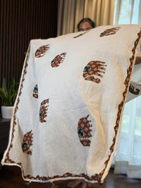 Cremish Elephant-Patchwork Suit