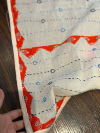 Whitish Orange- Patchwork Dupatta