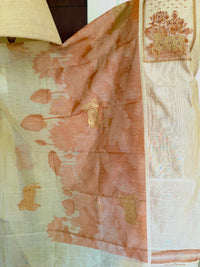 Orange Beige-3 Piece Suit Set