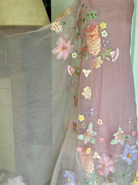 Pinkish Mauve Pastel-3 Piece Suit Set