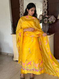 Yellowish Garden-3 Piece Suit Set
