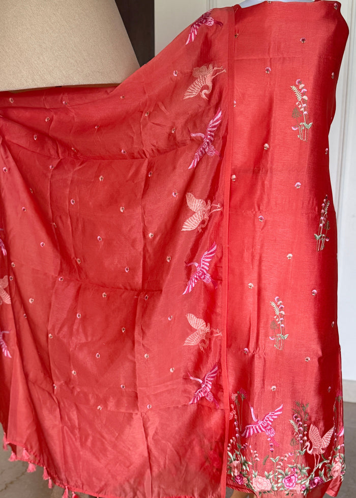 Orangish Garden-3 Piece Suit Set