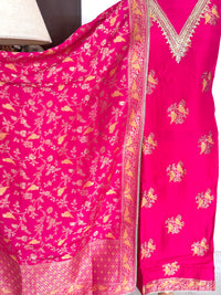 Gulabi Kanjivaram-3 Piece Suit Set