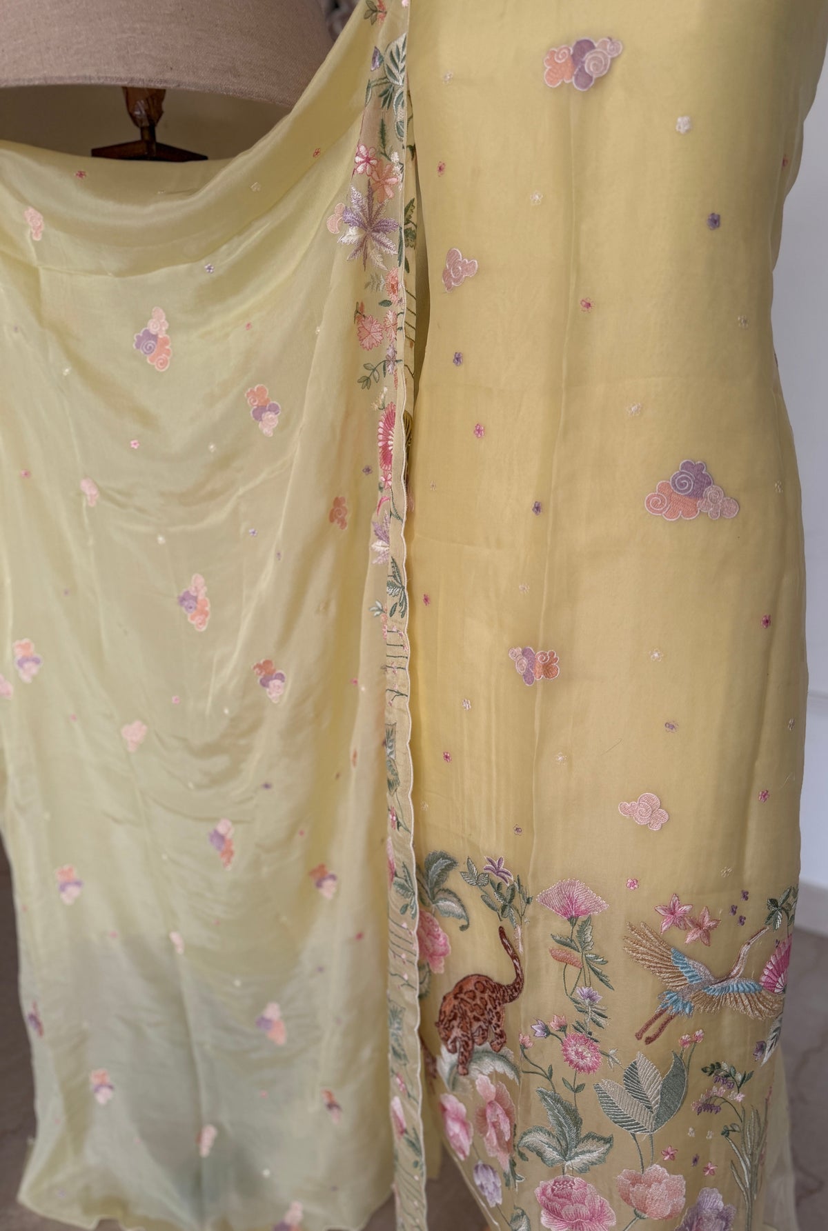Yellow Bloom-3 Piece Suit Set