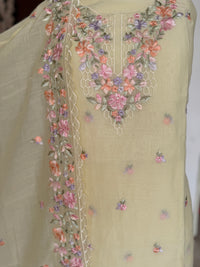 Summer Yellow Bloom-3 Piece Suit Set