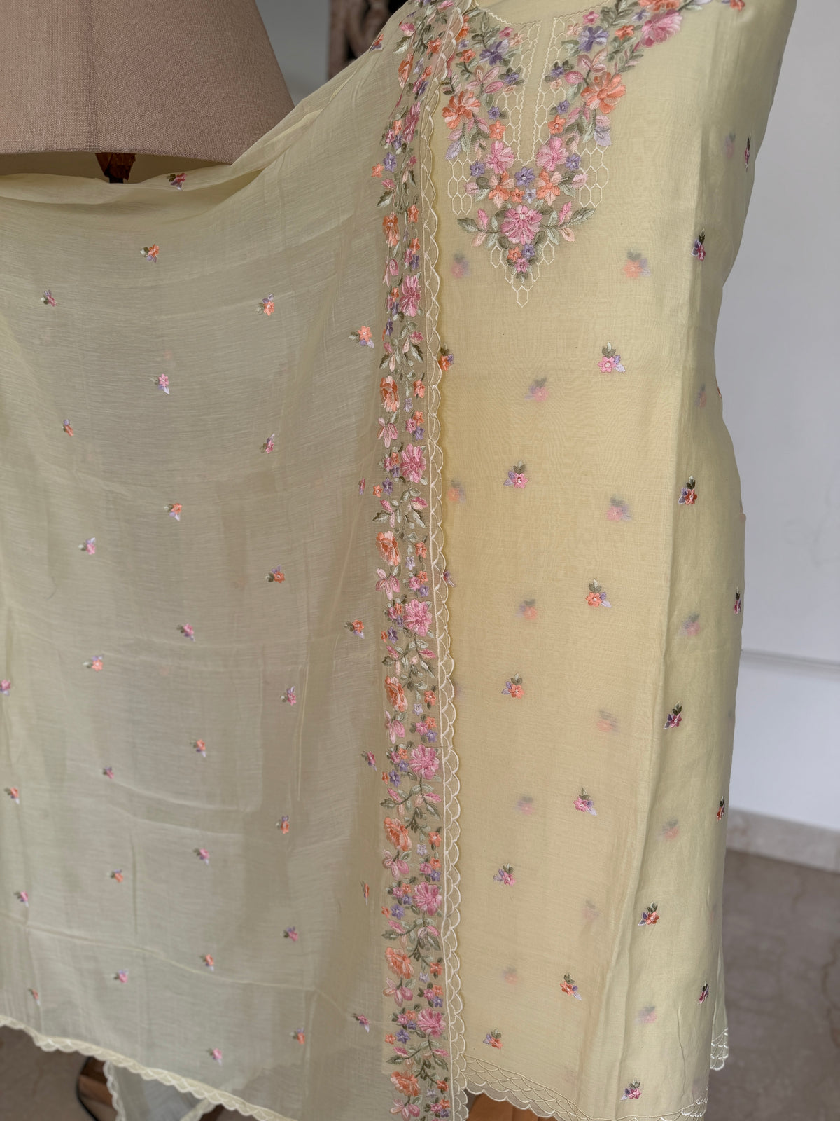 Summer Yellow Bloom-3 Piece Suit Set