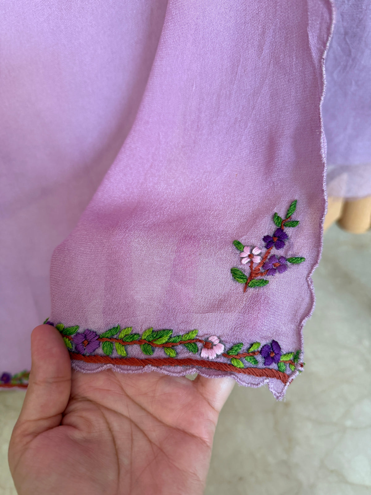 Lavender Bloom French Knot- 3 Piece Suit Set