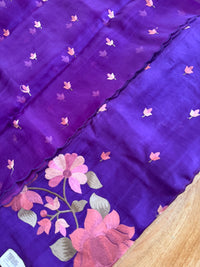 Royal Violet Bloom- 3 Piece Suit Set