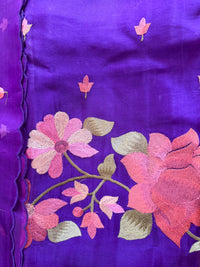 Royal Violet Bloom- 3 Piece Suit Set