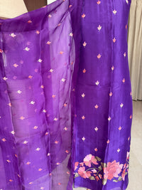 Royal Violet Bloom- 3 Piece Suit Set