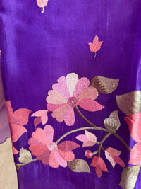 Royal Violet Bloom- 3 Piece Suit Set