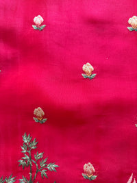 Cherry Red Crane- 3 Piece Suit Set