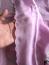 Pink Blush Crane- 3 Piece Suit Set