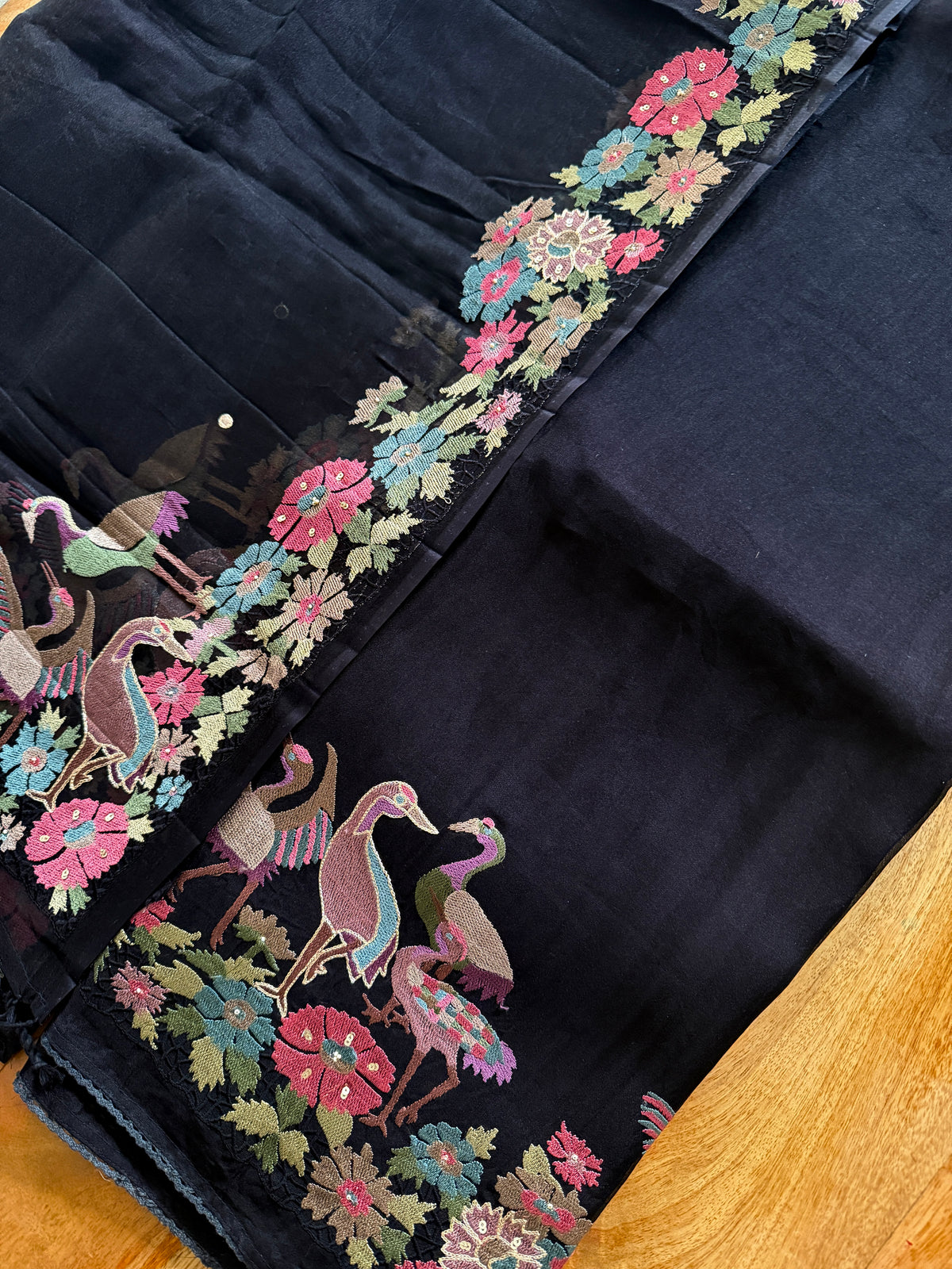 Midnight Garden Crane- 3 Piece Suit Set