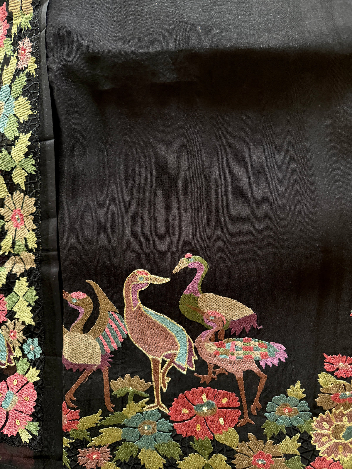 Midnight Garden Crane- 3 Piece Suit Set