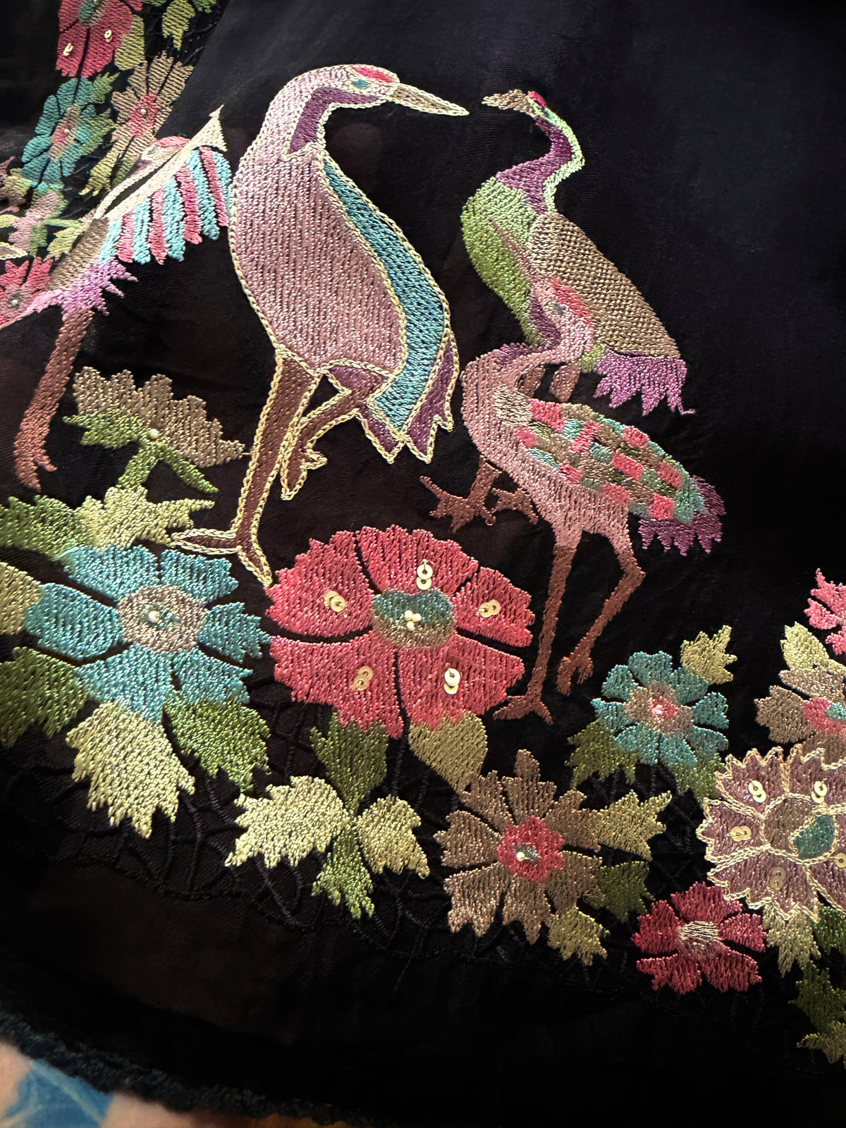 Midnight Garden Crane- 3 Piece Suit Set