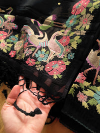 Midnight Garden Crane- 3 Piece Suit Set