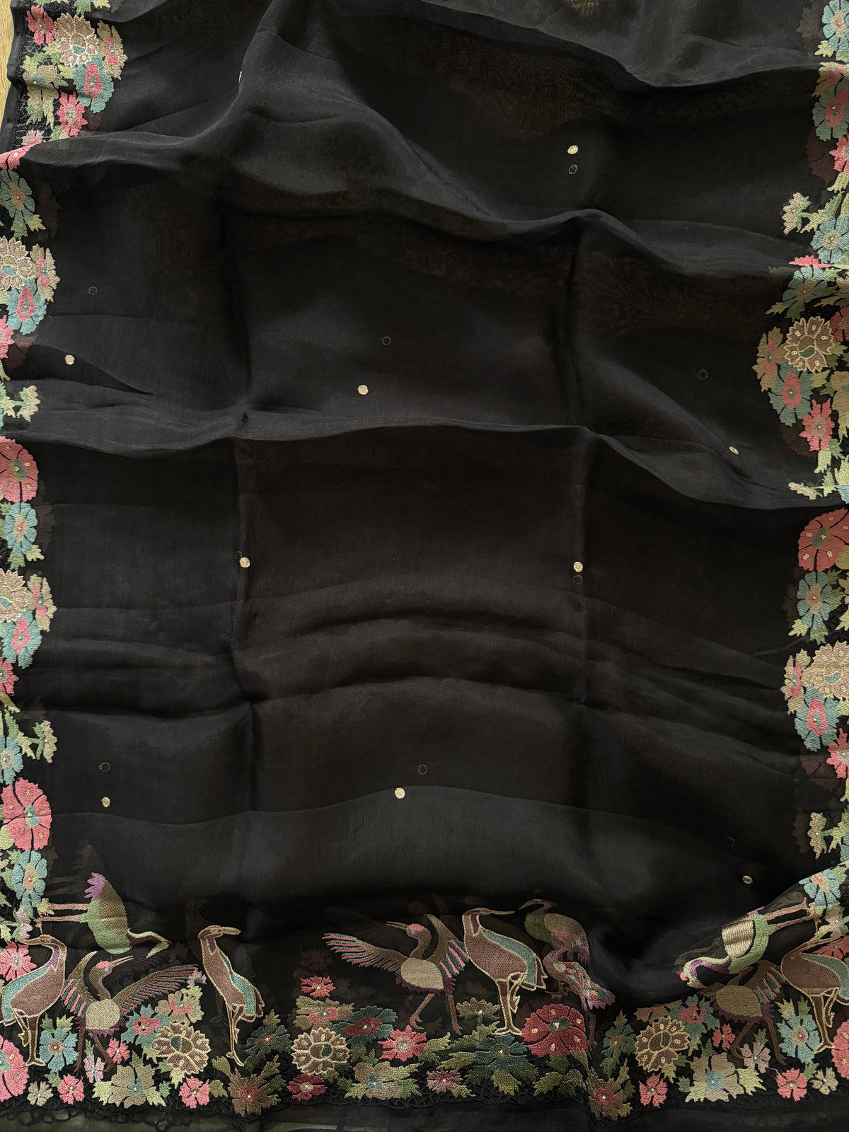 Midnight Garden Crane- 3 Piece Suit Set