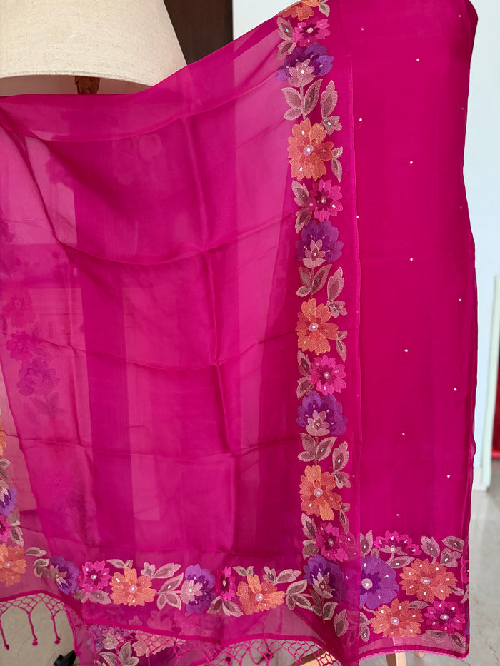 Pink Garden- 3 Piece Suit Set