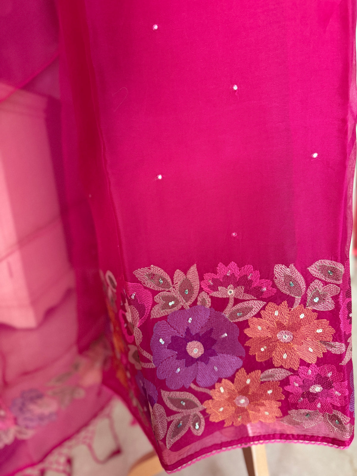 Pink Garden- 3 Piece Suit Set