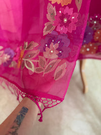 Pink Garden- 3 Piece Suit Set
