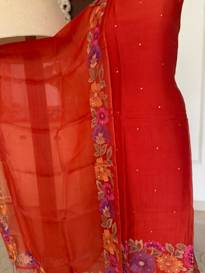 Vermilion Garden-3 Piece Suit Set