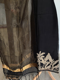 Golden Strip Noir-3 Piece Suit Set