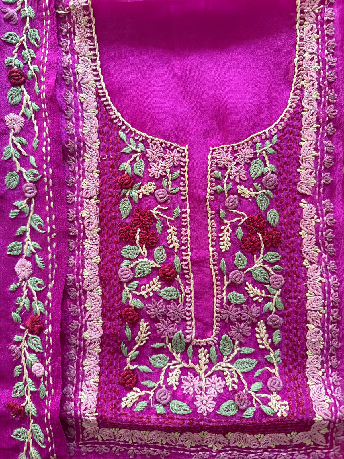 Pink French Knot-3 Piece Suit Set